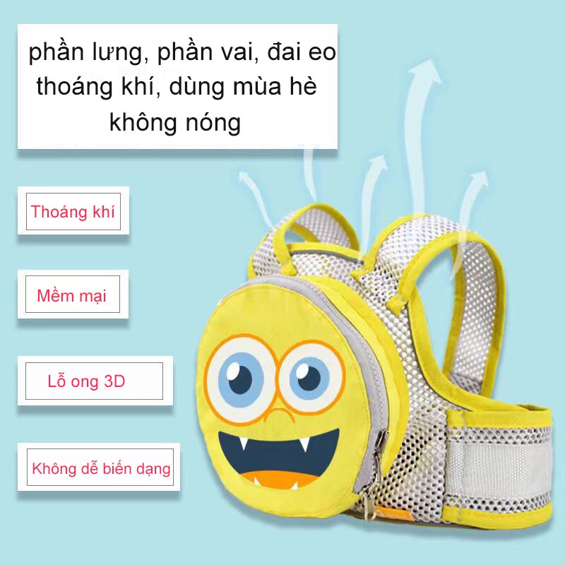 Đai Đi Xe Máy Cho Bé An Toàn Đai Ngồi Xe Máy Cho Bé 9 Tháng-10 Tuổi, Bảo Vệ Trẻ Có Thể Ngồi Trước Hoặc Sau Tiện Lợi