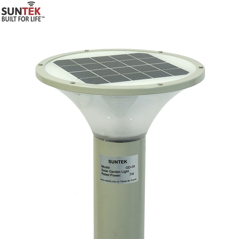 Đèn LED Trụ Cổng Sân Vườn Năng Lượng Mặt Trời SUNTEK GD-09 - Hàng Chính Hàng - Bảo hành 1 năm