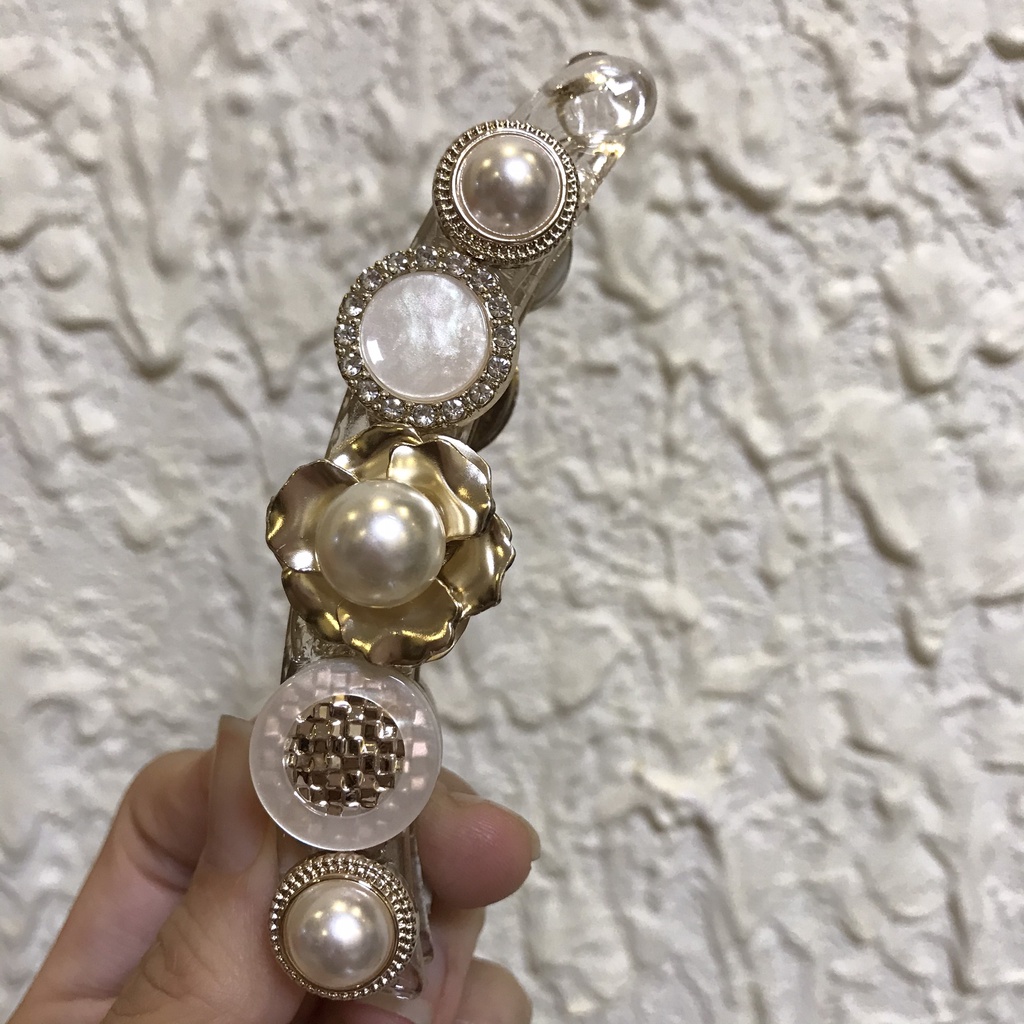 KẸP ĐỨNG TRONG ĐÍNH ĐÁ CAO CẤP - KẸP TÓC HÀN QUỐC