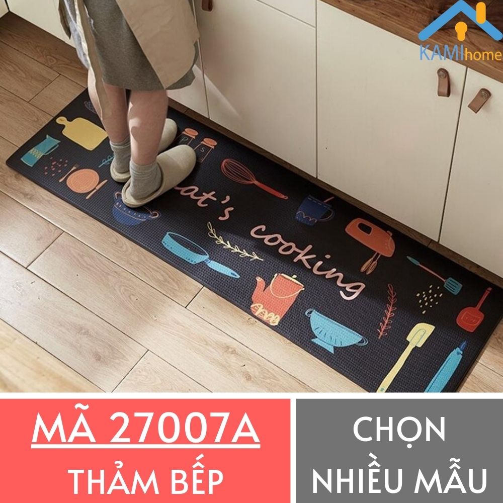 [Mã LIFEBKA5 giảm 10% tối đa 1 Triệu đơn 500k] Thảm lau chân nhà bếp trải sàn chống trượt loại dài 120*40cm mã 27007a