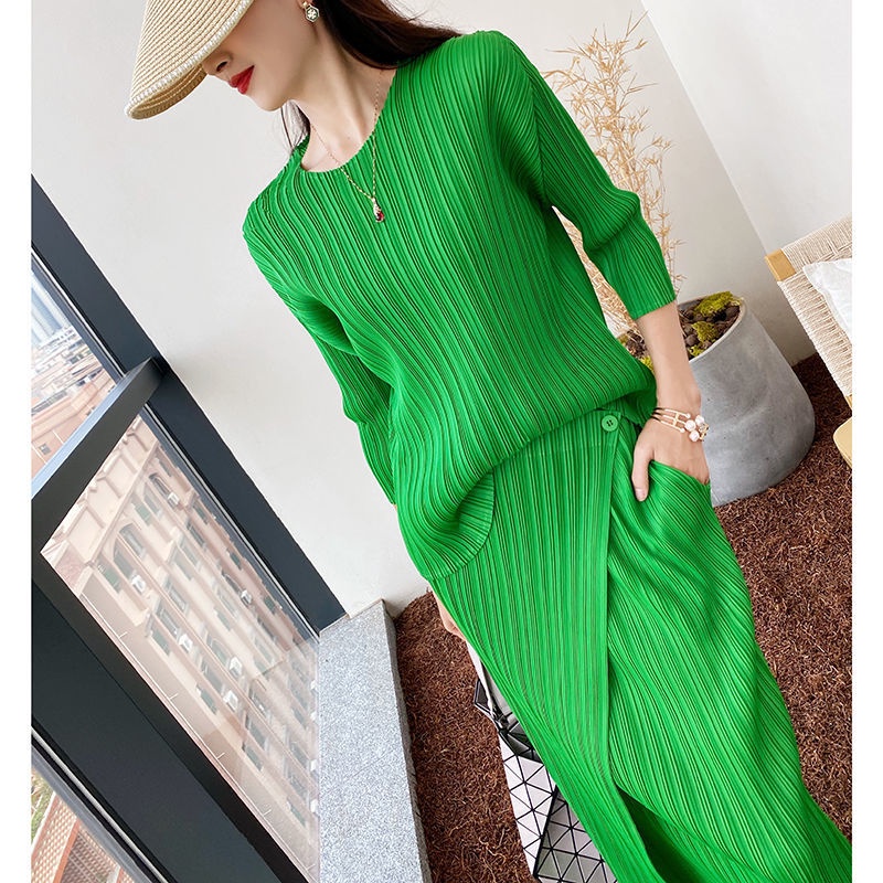 Chân váy dài xẻ một mặt thiết kế không đối xứng kích thước lớn phong cách Ả Rập cho nữ