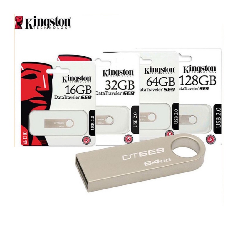 USB Kingston 64GB/128GB/16GB/32GB/8GB/4GB/ Hàng chất lượng - USB 2.0, Chống Nước Giá rẻ