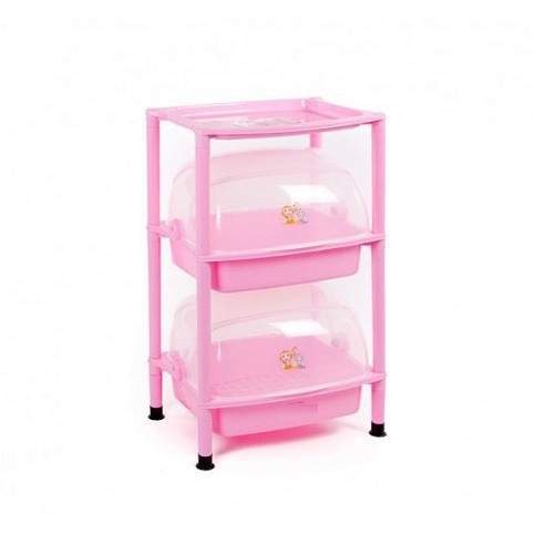 Kệ chén 2 tầng có nắp đậy an toàn vệ sinh - đồ dùng nhà bếp cao cấp | KỆ CHÉN 2T CÓ NẮP | BigBuy360 - bigbuy360.vn