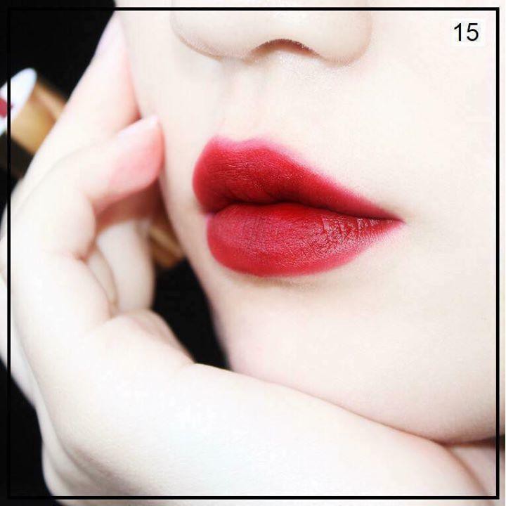 (Chính Hãng) Son Kem Lì Bbia Last Velvet Lip Tint #15 Đỏ Hồng