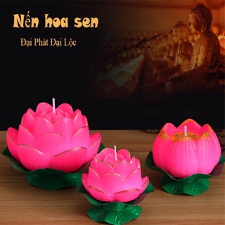 Nến hoa sen Đại phát đại Lộc cỡ đại