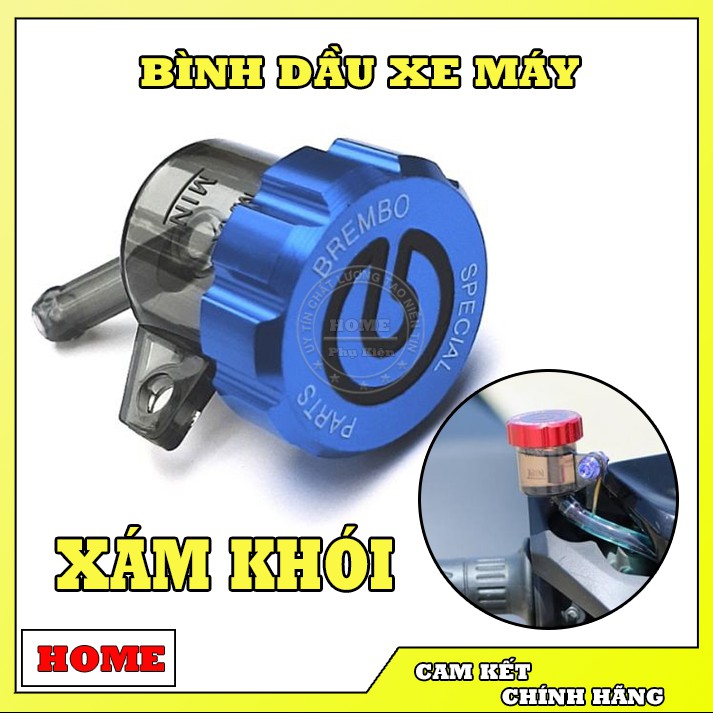 Bình Dầu Thắng Đĩa Xám Khói Gắn Được Trước Sau