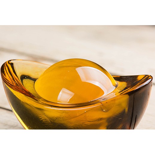 Thỏi Vàng Thần Tài Pha Lê KIM NGUYÊN BẢO nguyên khối cỡ số 2.5cm, phong thủy mang lại may mắn chiêu tài nạp lộc (1 Viên)