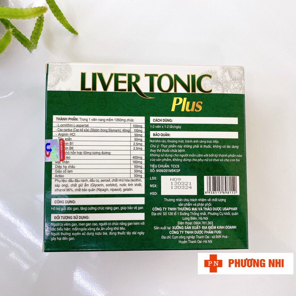 LIVERTONIC PLUS - SẢN PHẨM GIÚP THANH NHIỆT, GIẢI ĐỘC GAN, HẠ MEN GAN, GIẢM NGỨA