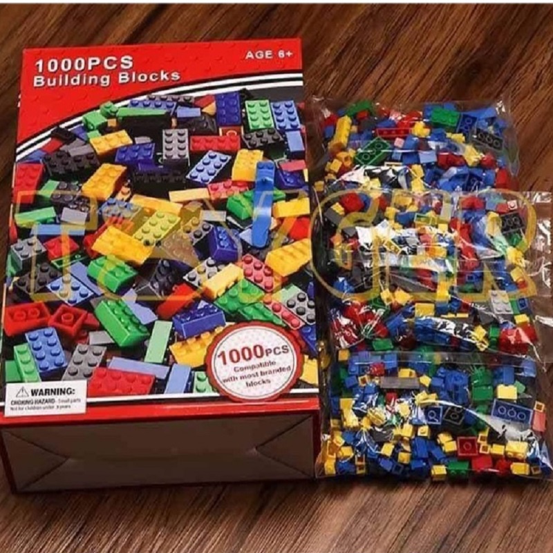 Bộ Đồ Chơi Lego Xếp Hình 1000 Chi Tiết Cho Bé - Đồ Chơi Lắp Ghép Thông Minh Cho Bé Rèn Luyện Phát Triển Trí Tuệ