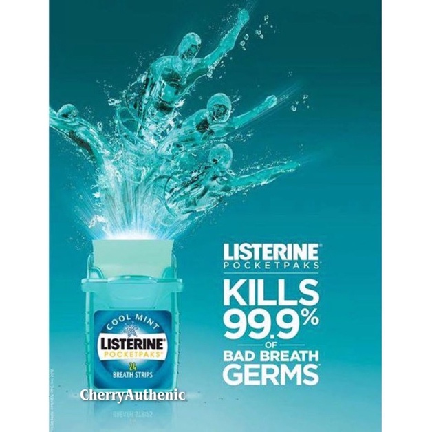 Miếng ngậm thơm miệng Listerine Pocketpaks