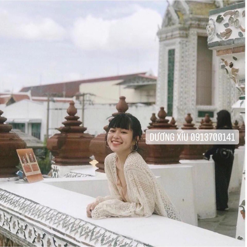 Cardigan ren len tay nơ | BigBuy360 - bigbuy360.vn