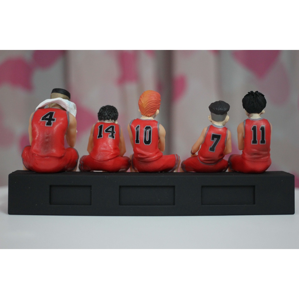 Mô hình nhân vật bóng rổ Slam Dunk - Full combo 5 nhân vật Slam Dunk 8cm