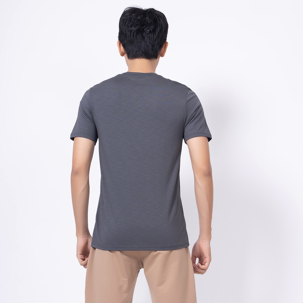 Áo thun tay ngắn nam DELTA RTS014M chất liệu mềm mịn có co giãn, thấm hút mồ hôi tự nhiên