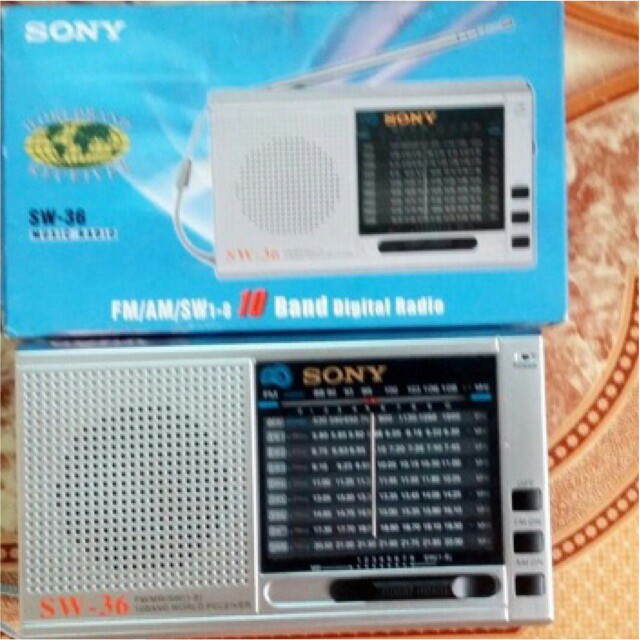 RADIO SONY SW36 Sw 35 DC-270( có lỗ cắm tai nghe)