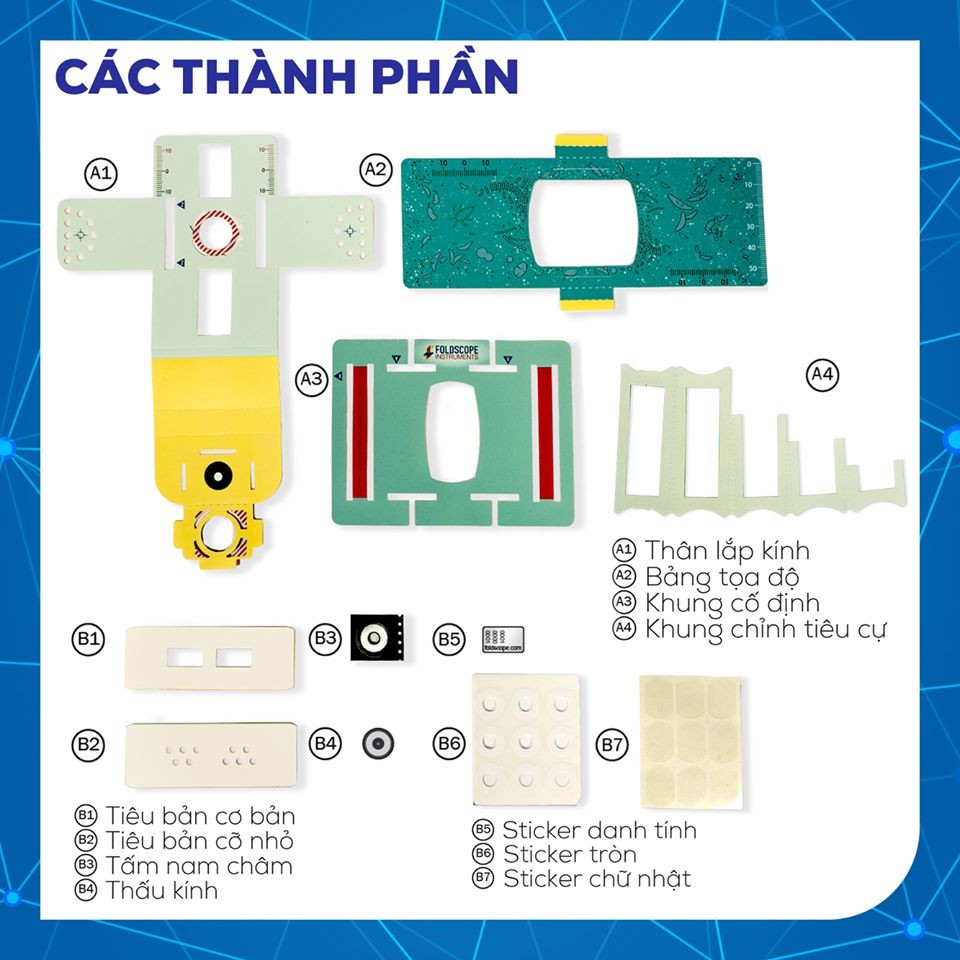 Kính Hiển Vi Giấy Foldscope - Khám Phá Thế Giới Vi Sinh Vật Kỳ Diệu