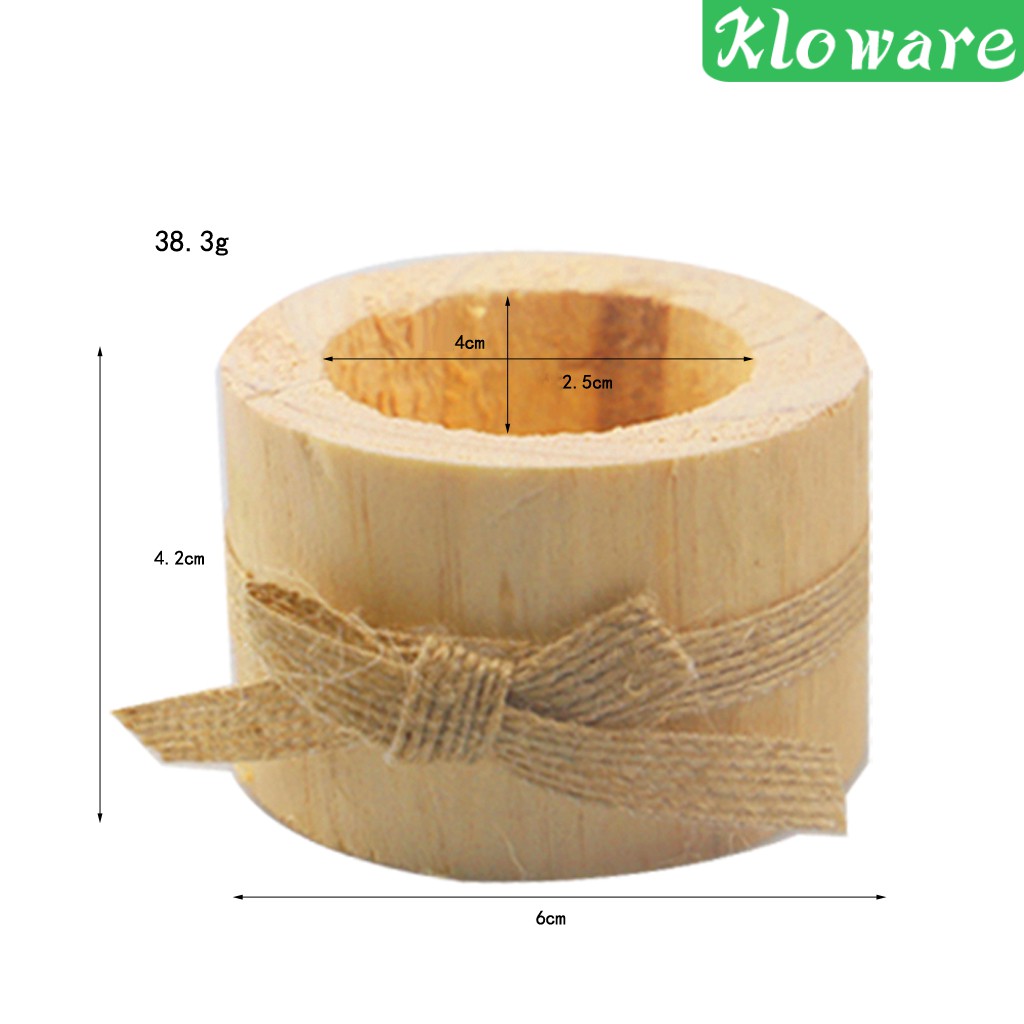 Giá Để Nến Bằng Gỗ Hình Viên Thuốc