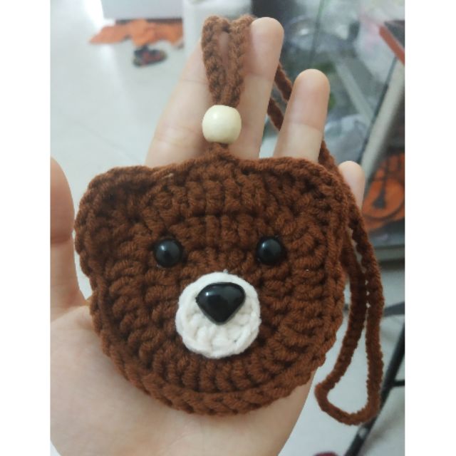 Túi đựng tỏi hình gấu cho bé
