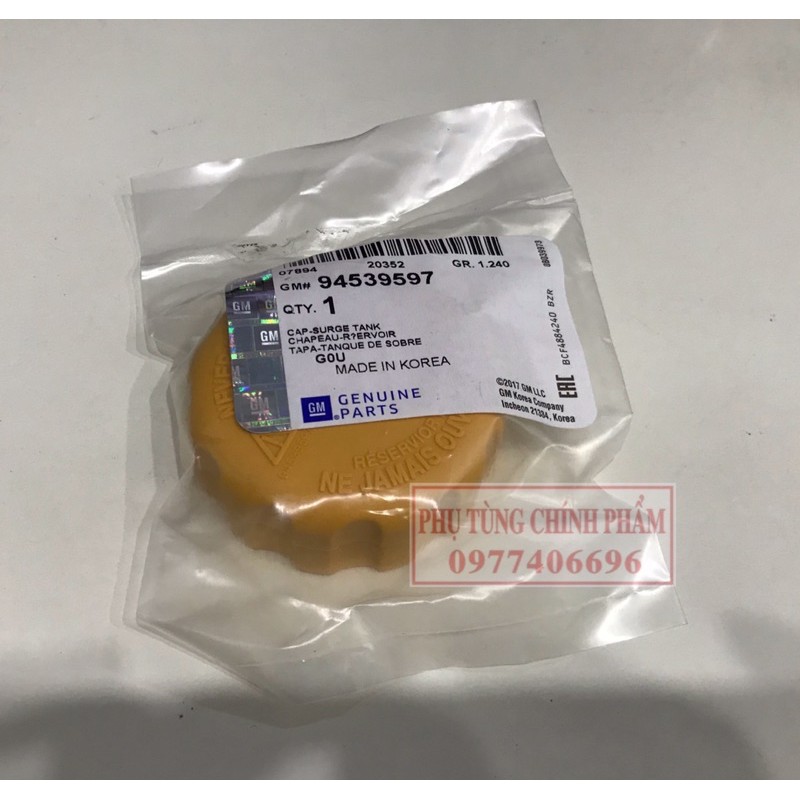 Nắp bình  làm mát cho Lanos, Gentra, Aveo, Lacetti, Nubira, Matiz, Spark, Cielo, Magnus, Captival...