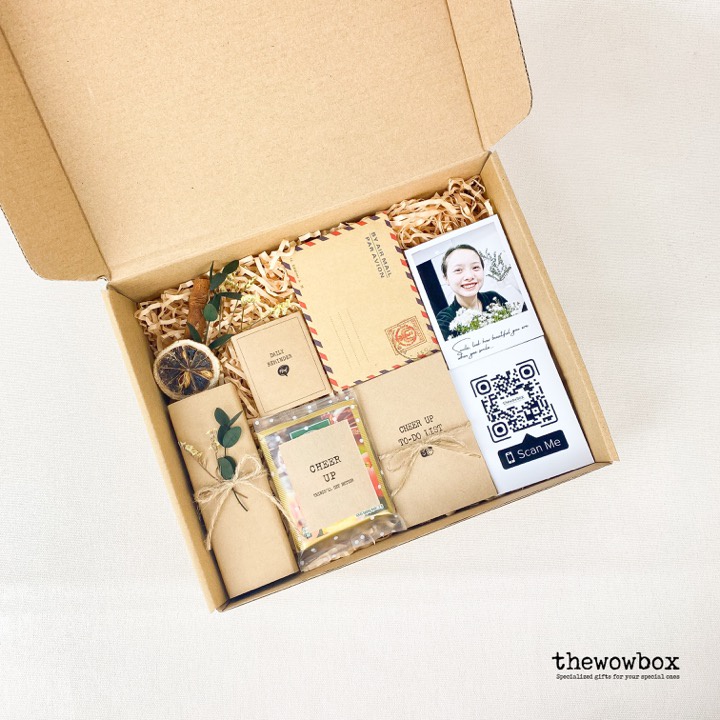 Hộp quà an ủi - THE CHEER UP BOX – Quà tặng sinh nhật, quà 20/11, quà Noel THE WOW BOX