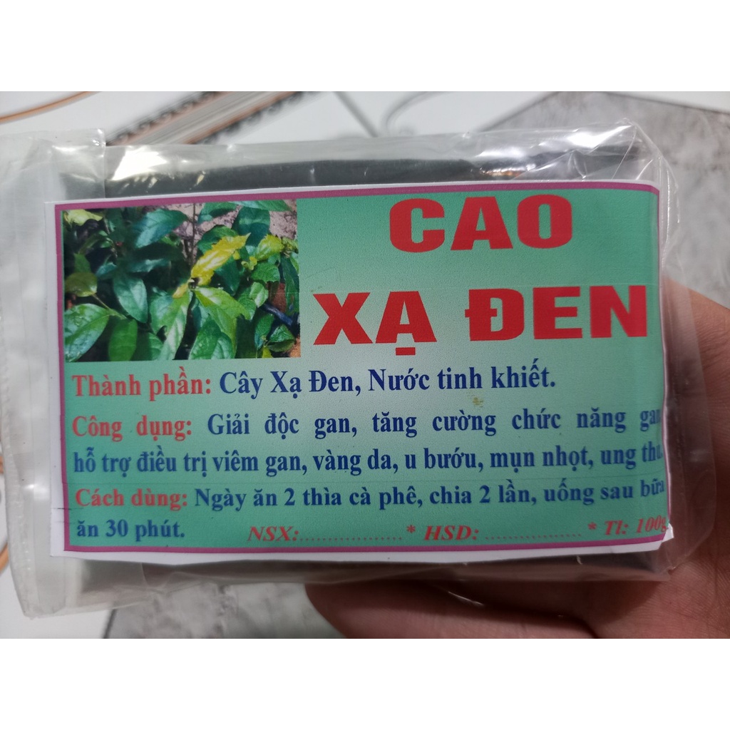 Cao xạ đen hoà bình 100gram
