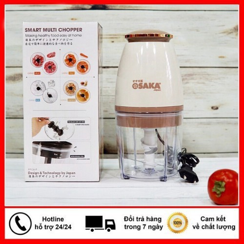Máy xay sinh tố, máy xay thịt mini OSAKA đa năng 750ml - Máy say sinh tố mini cầm tay