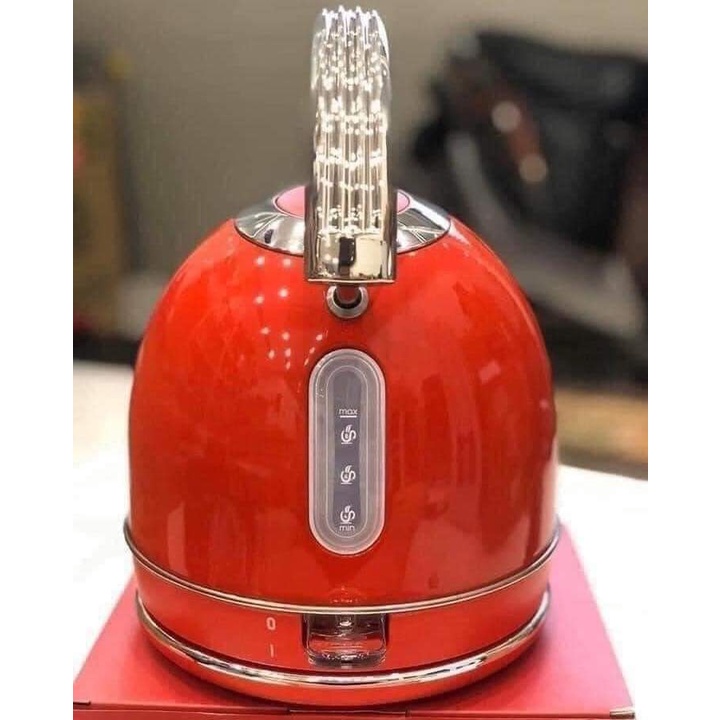Ấm siêu tốc Swan Retro đỏ - 1,8l công suất 3000w