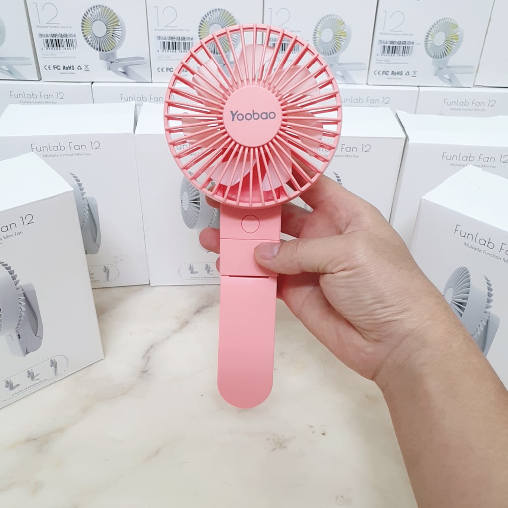 Quạt sạc mini Yoobao F12 2000mAh