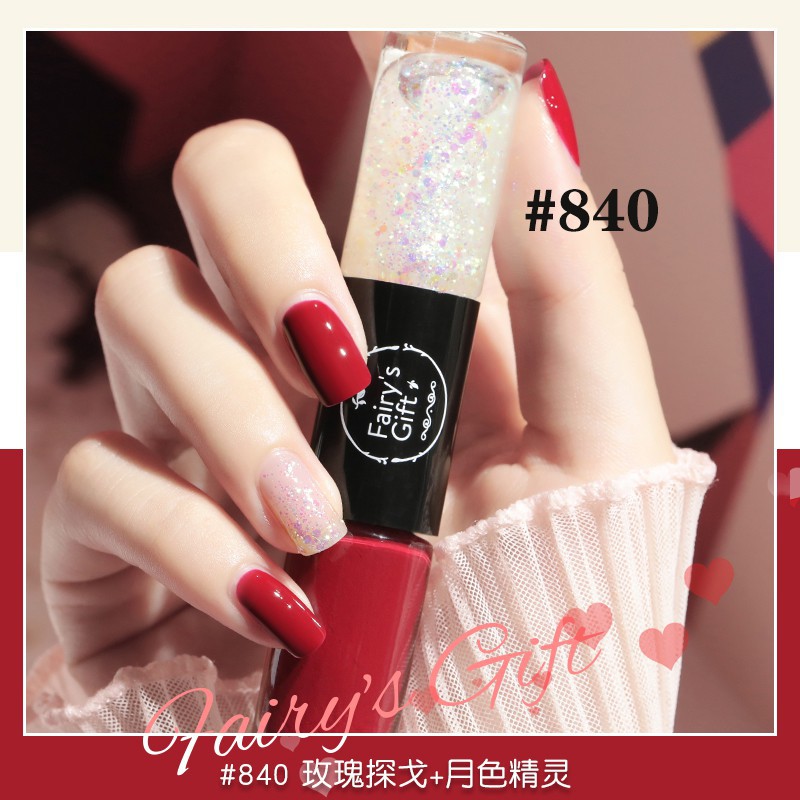 ( SHOP 2 ) ( Hàng sẵn ) Sơn Móng Tay Fairy's Gift N8071 Thiết Kế Hai Đầu Gồm 20 Màu Tùy Chọn 12ml MM222 MM222