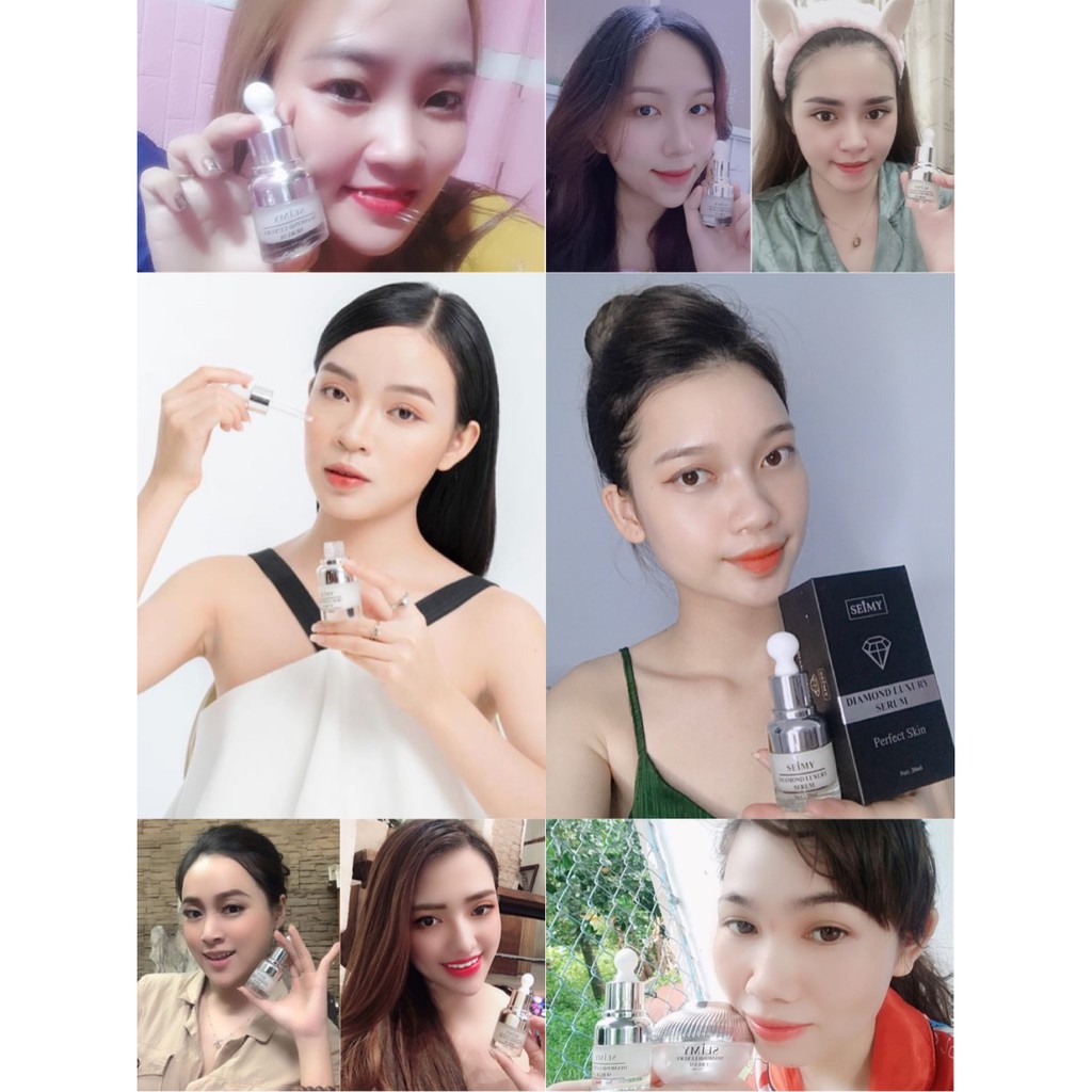 Serum tinh chất dưỡng da nhau thai cừu Seimy - Diamond Luxury 20ml cấp ẩm, dưỡng trắng, mờ nám, giảm mụn thâm | BigBuy360 - bigbuy360.vn