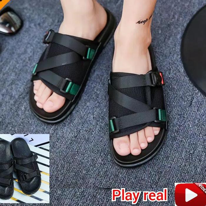 Giày Sandal Thoải Mái Thời Trang Mùa Hè Hàn Quốc Dành Cho Nam Size 39-46