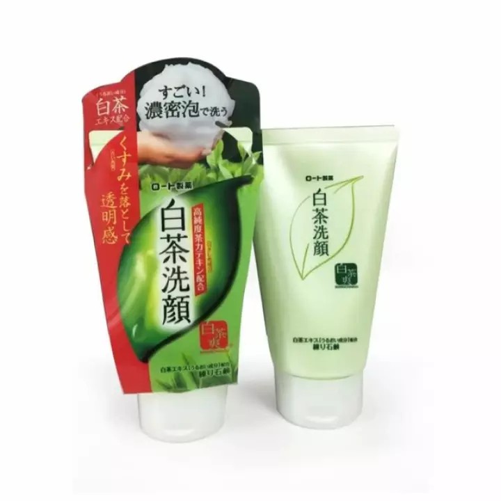 SỮA RỬA MẶT TRÀ TRẮNG ROHTO SHIROCHASOU WHITE TEA FACE WASH 120GR | BigBuy360 - bigbuy360.vn