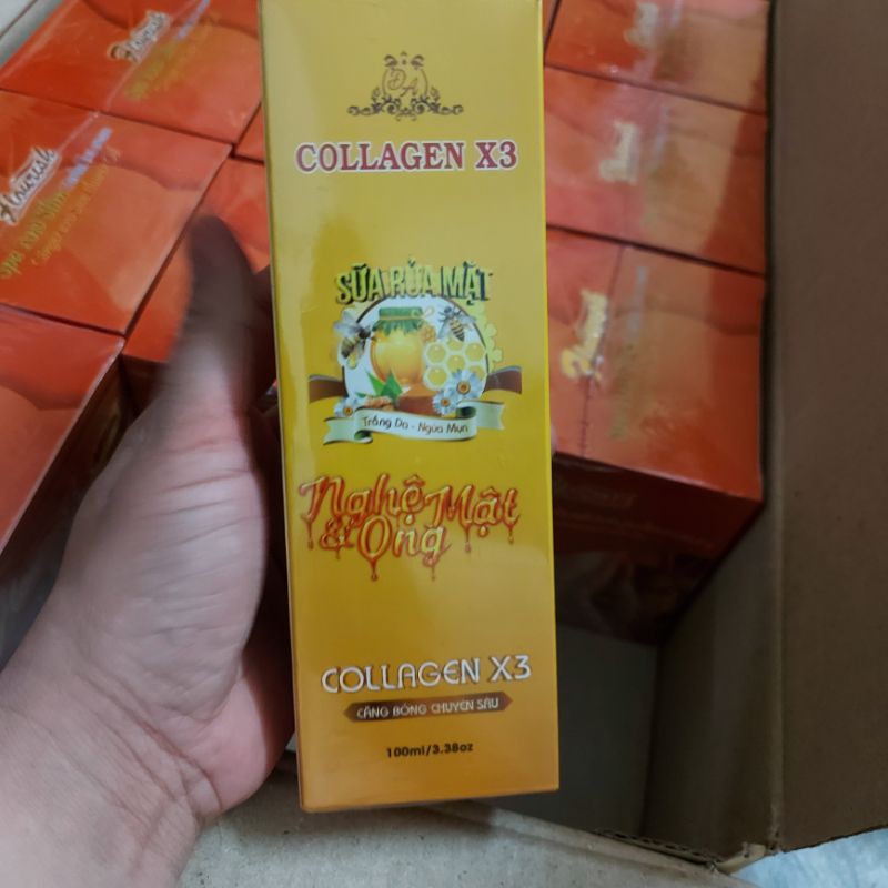 Sửa rữa mặt colagen X3