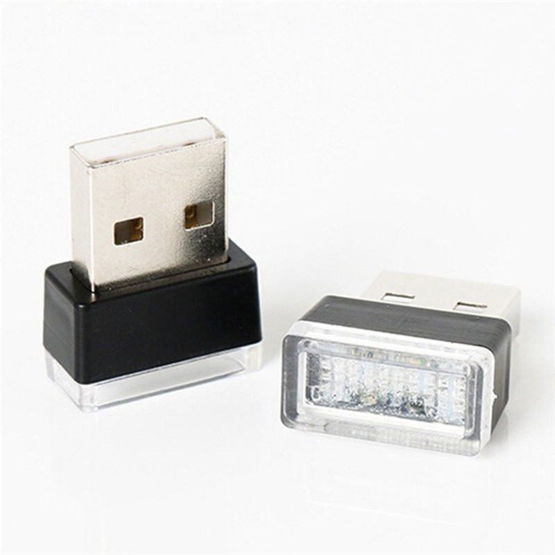Đèn LED USB không dây trang trí nội thất xe hơi