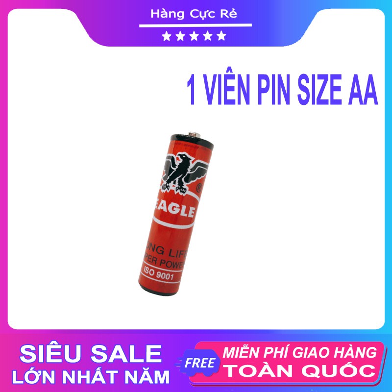 1 Viên Pin AA(2A) 1.5V 🚀FREESHIP🚀 Pin tiểu con ó Pinaco màu đỏ cho máy ảnh, remote tivi, máy tính - Shop Hàng Cực Rẻ