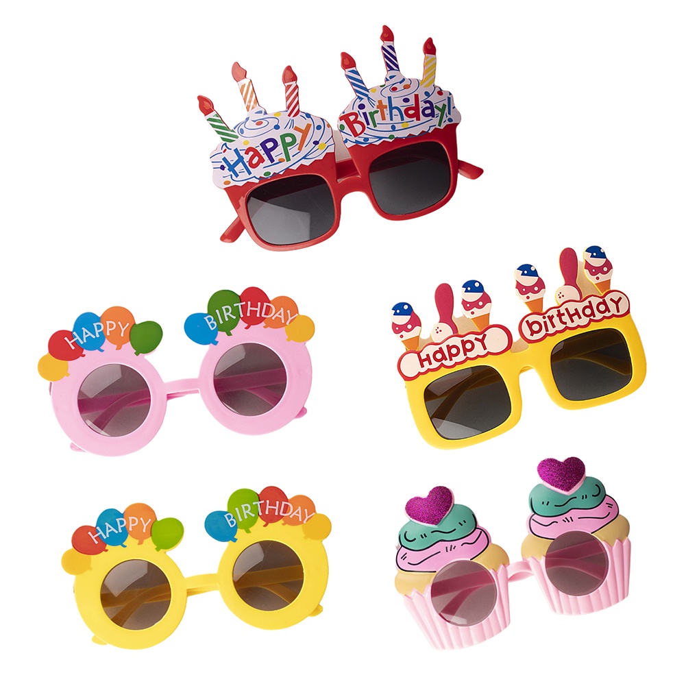 Mắt kính hình bánh sinh nhật vui nhộn