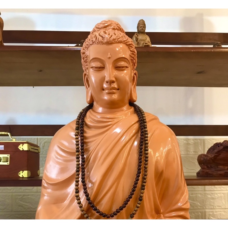 Tượng Bổn Sư Thích Ca Ôm Bình Bát Khất Thực, Tượng Phật Thích Ca Cao 1M1, Thờ Cúng, Trưng Bài, Tiểu Cảnh, Hòn Non Bộ