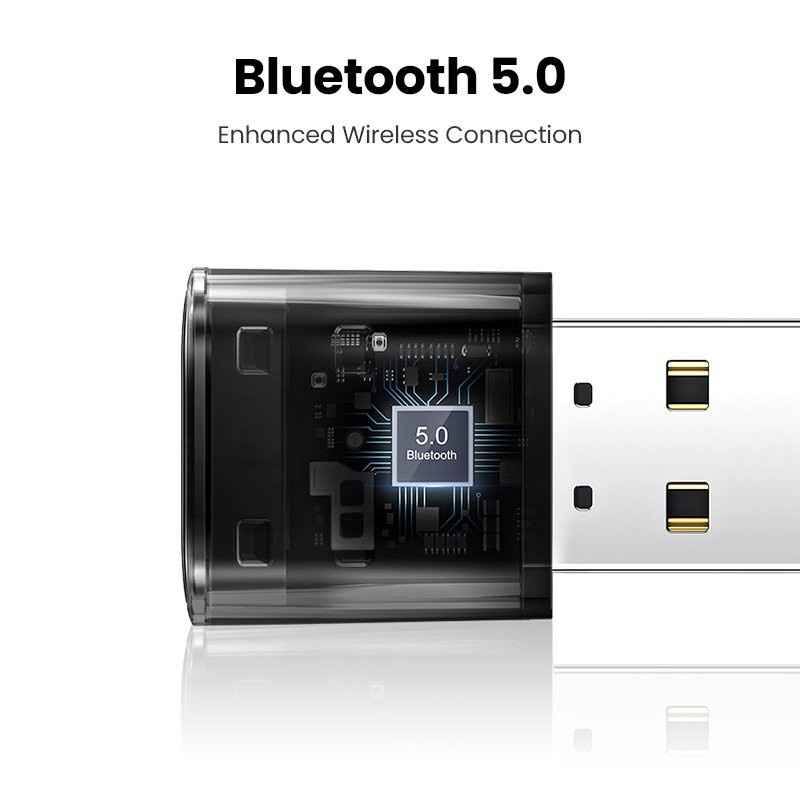 USB Bluethooth 5.0 UGREEN, , kết nối máy tính với nhiều thiết bị chuột, phím, tai nghe, loa.., bảo hành 18 tháng