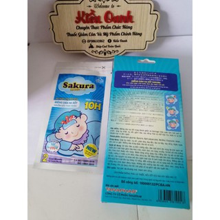Miếng dán hạ sốt Sakura hộp 6 miếng