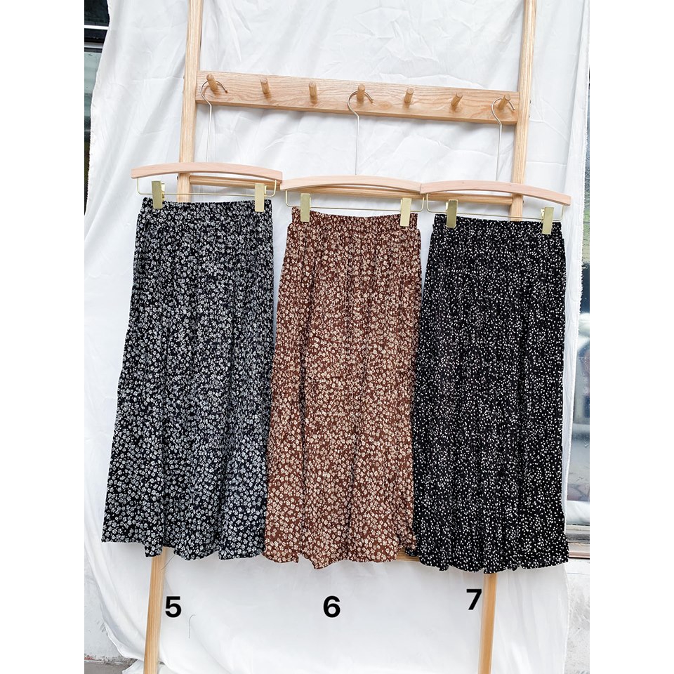 Chân váy voan hoa nhí 2 lớp ( quảng châu) | BigBuy360 - bigbuy360.vn