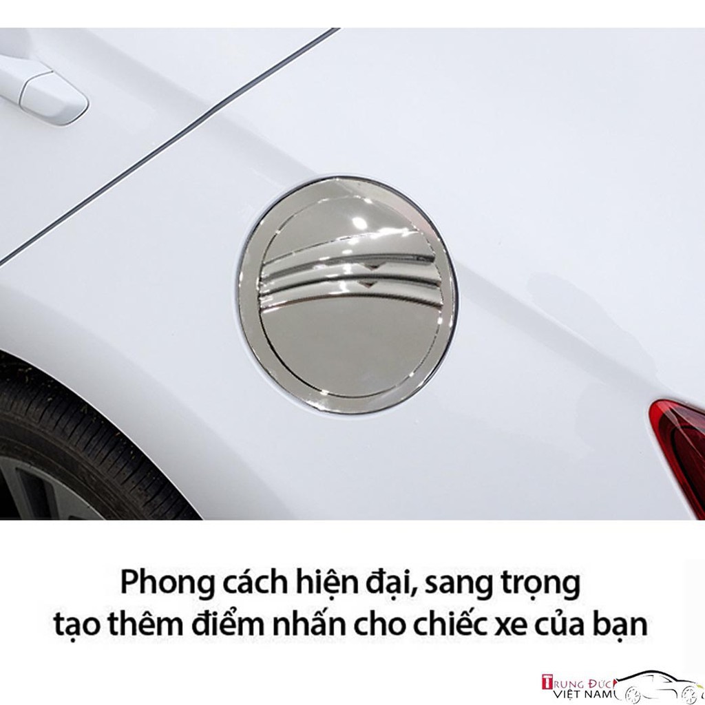 Ốp nắp bình xăng Ô tô chất liệu nhựa ABS cao cấp mạ crom ( đủ tất cả các đời xe ) - Trung Đức VN