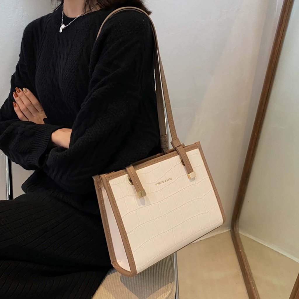 Túi xách công sở đeo vai nữ thời trang Zmin, chất liệu da PU cao cấp - T056