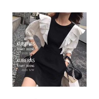 Đầm xòe tay phồng xinh xắn giá rẻ - koise dress