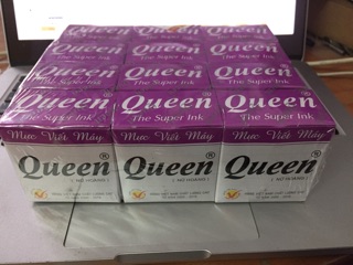 Mực viết máy Queen (Tím) (1 Lọ)