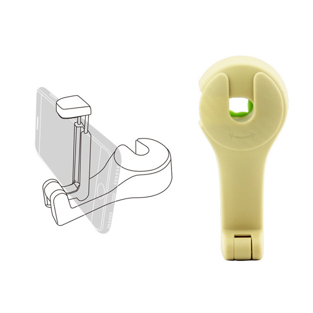Móc treo đồ ô tô gài sau ghế kiêm giá đỡ | BigBuy360 - bigbuy360.vn