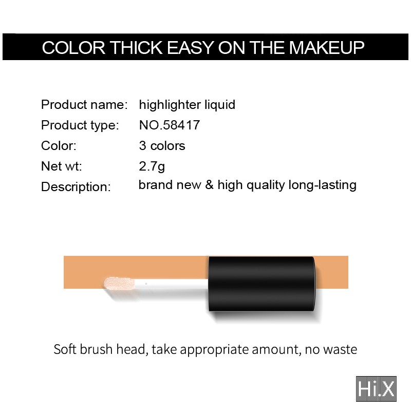 Kem Bắt Sáng Dạng Lỏng Lấp Lánh Không Thấm Nước 3 Màu Tùy Chọn | BigBuy360 - bigbuy360.vn