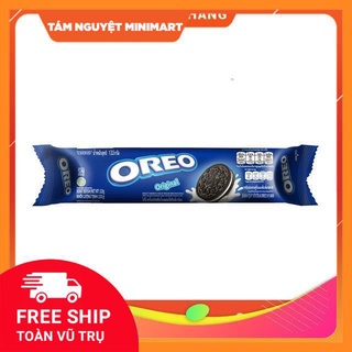 Thanh bánh quy sôcôla OREO 133g vị vani