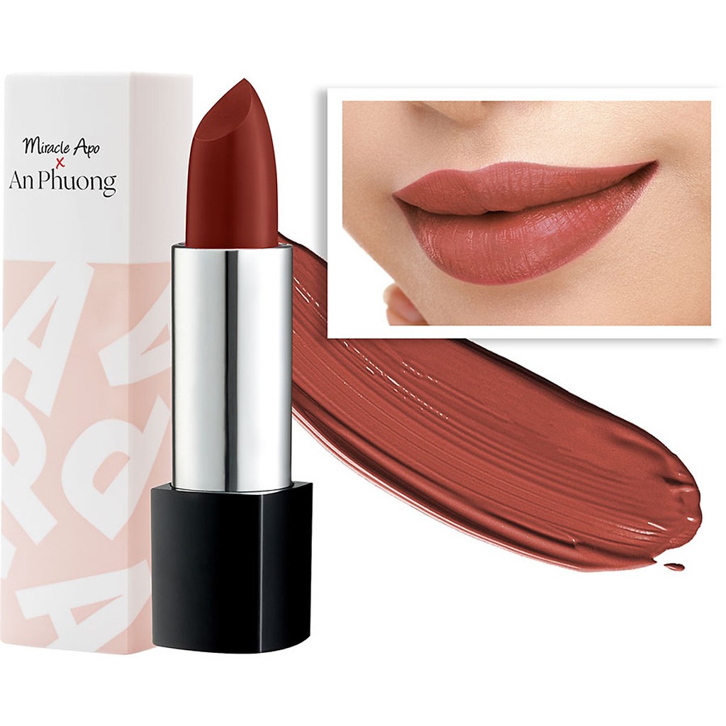 Son Thỏi Miracle Apo x An Phương & Chloe Holiday Collection Lipstick (4g)