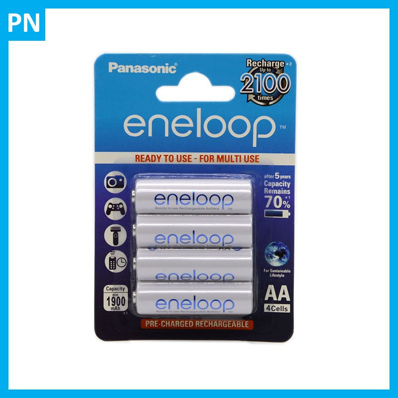 PIN AA Eneloop PANASONIC 4 viên 1900 mAh - 2100 lần sạc