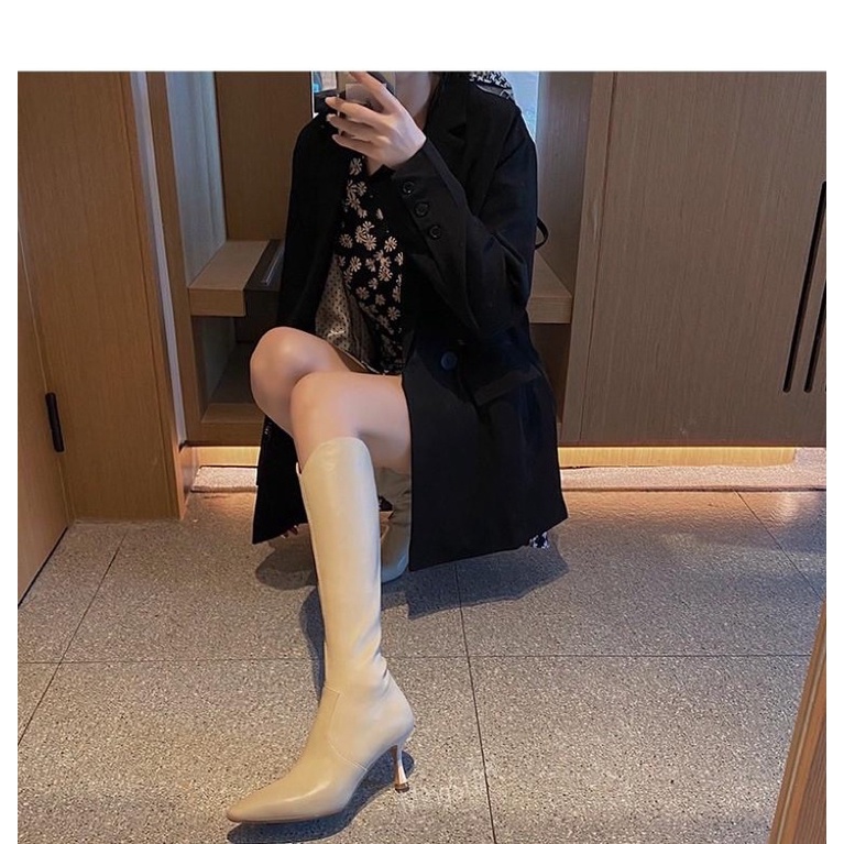 Boot da mũi nhọn gót 6p