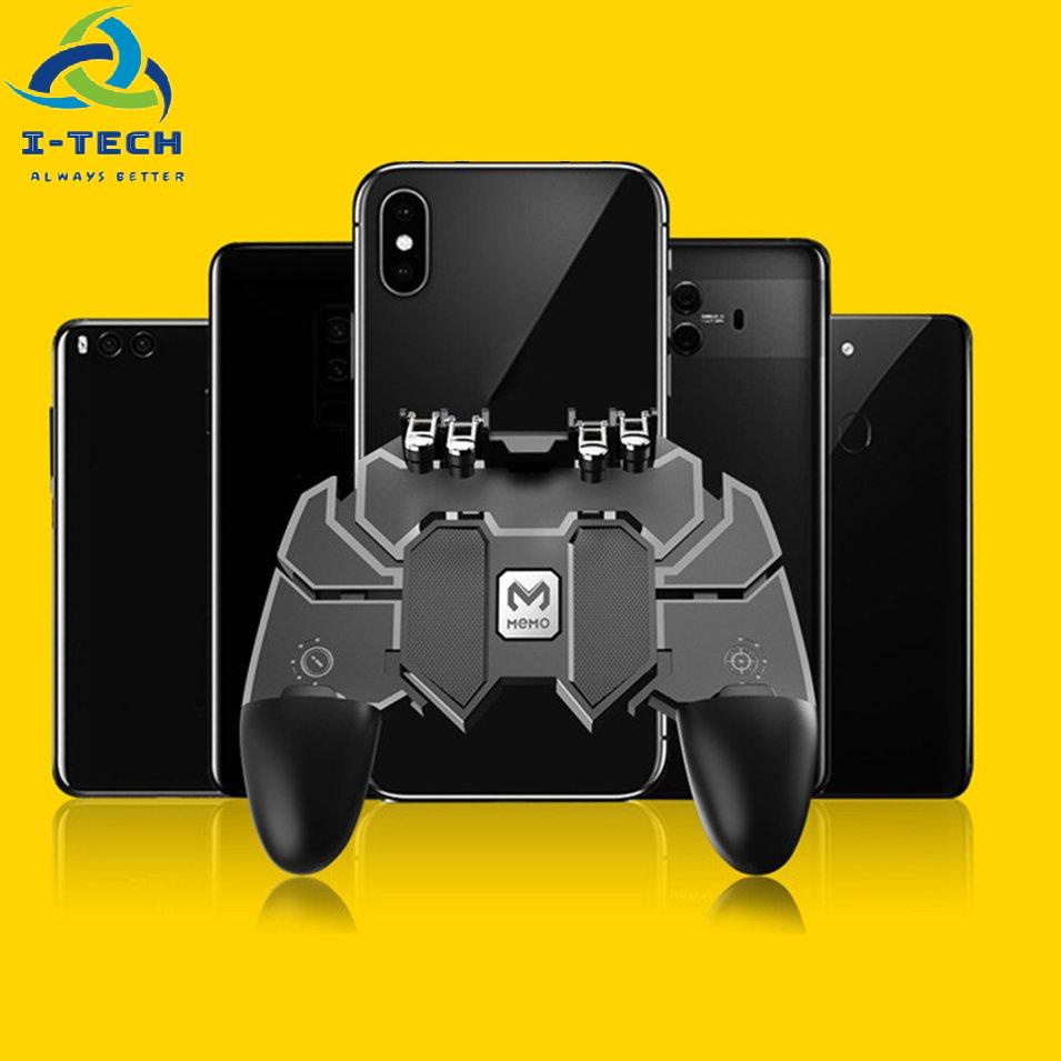 ⚡Promotion⚡AK66 Mobile Game Controller Gaming Trigger Joystick Gamepad Console for PUBG L1R1 Phone Game Tools